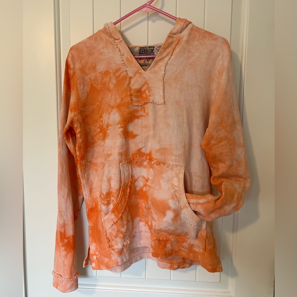 Original Senor Lopez Peach/Orange Tie-Dye Hoodie Small